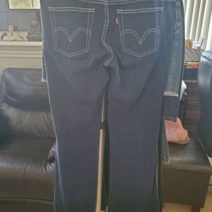 Levis stretch denim flare leg size 8